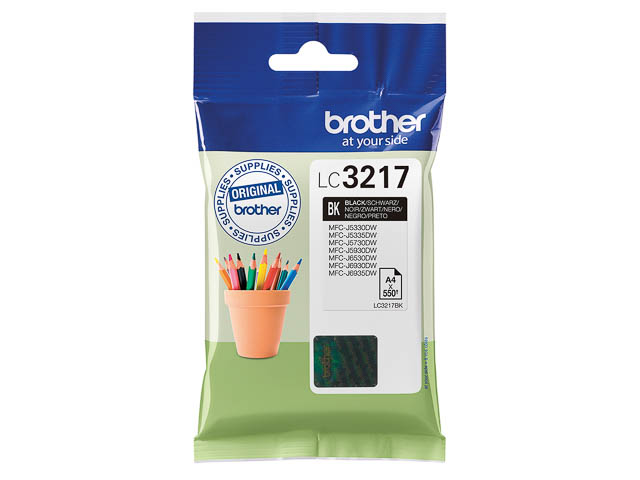 Brother LC3217BK, Original Druckerpatrone Black