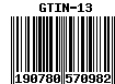 0190780570982